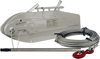 Prowinch 11880 lbs. Lever Wire Rope Puller Hoist 65 ft. Wire Rope