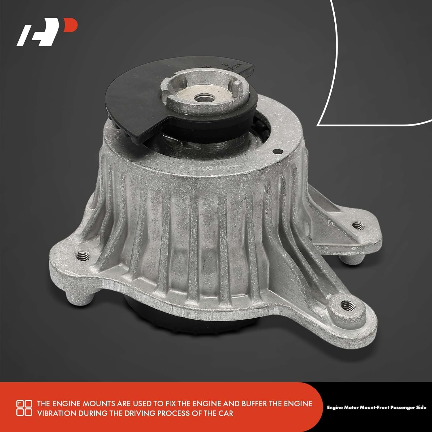 A-Premium Front Right Engine Motor Mount Compatible with Mercedes-Benz C204 Series C250 2015 2.0L, W205 Series C300 2015-2018 2.0L, C350e 2016-2018 2.0L