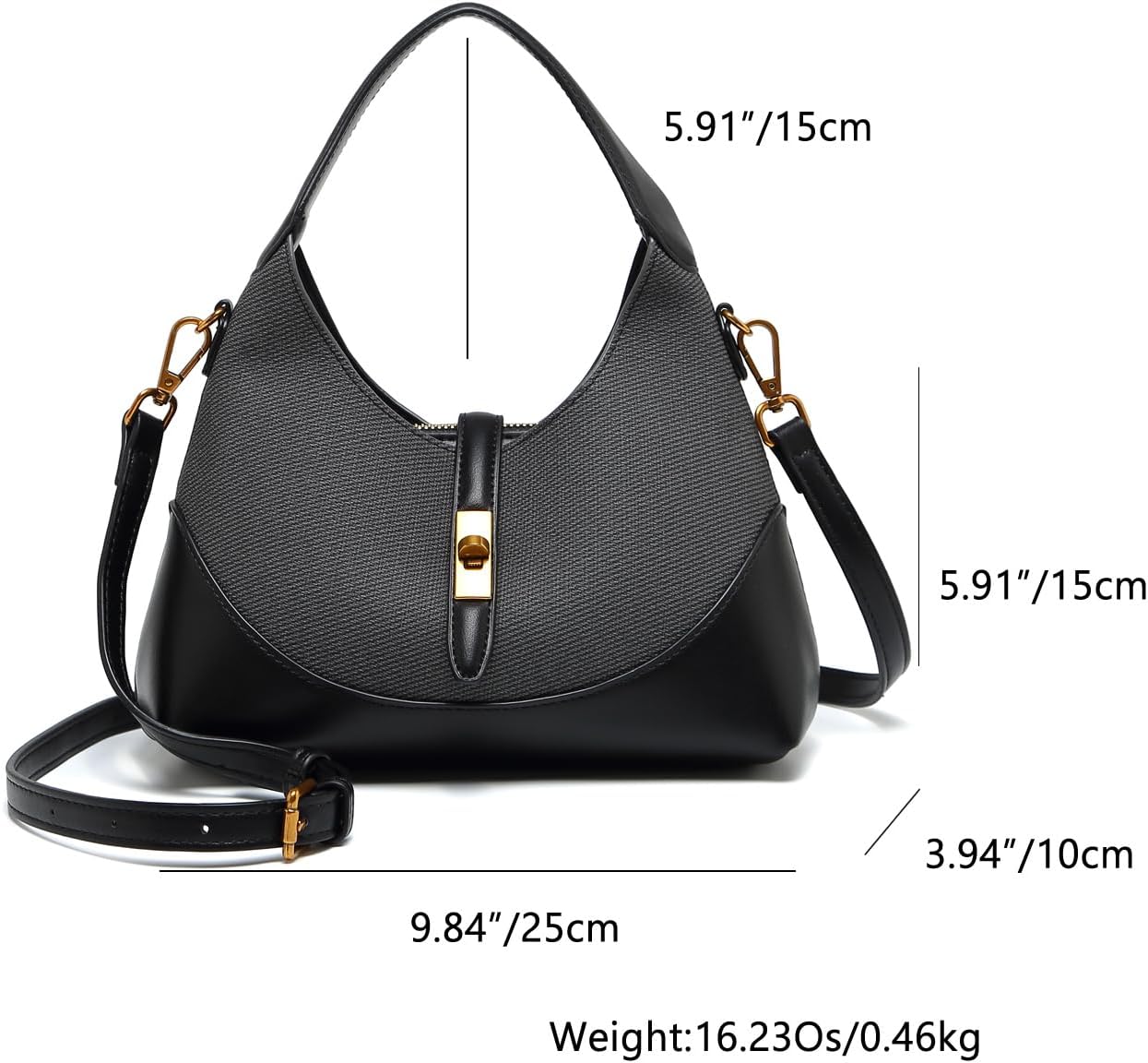 Women's shoulder bag, cute homeless handbag, mini handbag, wallet with zipper - Image 2