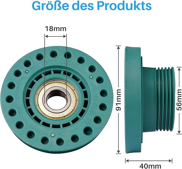 Roulement pour AEG pour Electrolux pour Zanker pour Zanussi 407143096/3 4071430963 Kit de roulement pour côté conducteur mach - 1