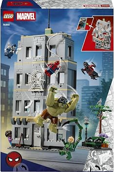 LEGO Marvel Örümcek Adam ve Hulk’ın Destansı Çarpışması 76350-8 Yaş ve Üzeri Kız ve Erkek Çocuklar için 6 Karakter İçeren Oyuncak Yapım Seti, Süper Kahraman Hediye Fikri (534 Parça)
