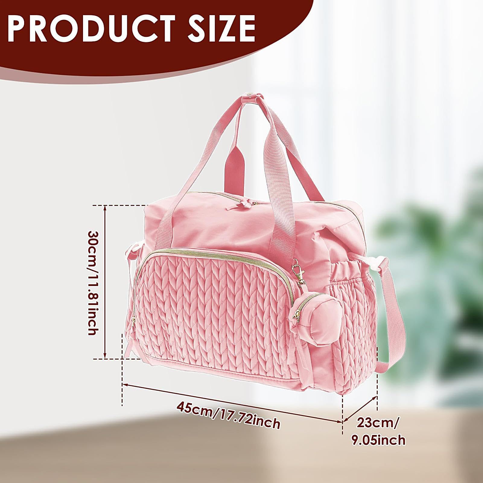 Reisewickelbeutel - große Babybeutel, tragbarer Windpack, organisierte Wechselnde Tasche | Geräumiger dauerhafter Windelhalter mit einfachen Zugangsfächern und Wischflächenoberfläche für Mama Dad und