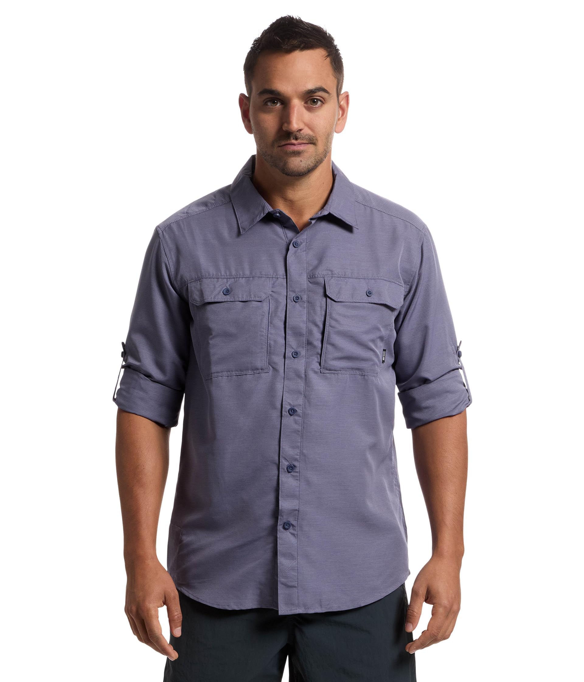 Mountain Hardwear Men's Canyon Long Sleeve Shirt, Dusted Sky, Medium