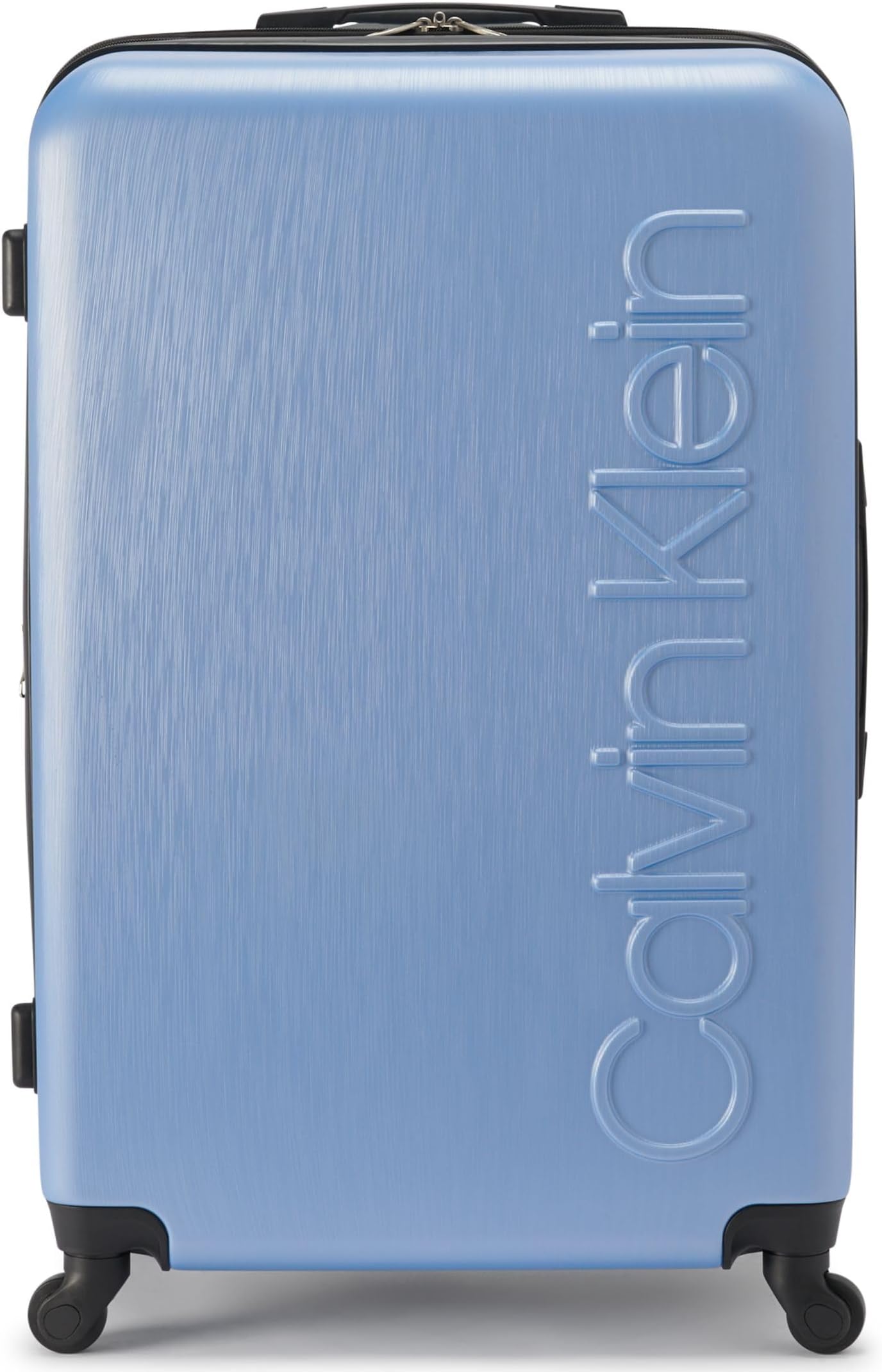 Women's Hard Side Upright Luggage Spinner Light Weight Suitcase, Forever Blue, Large