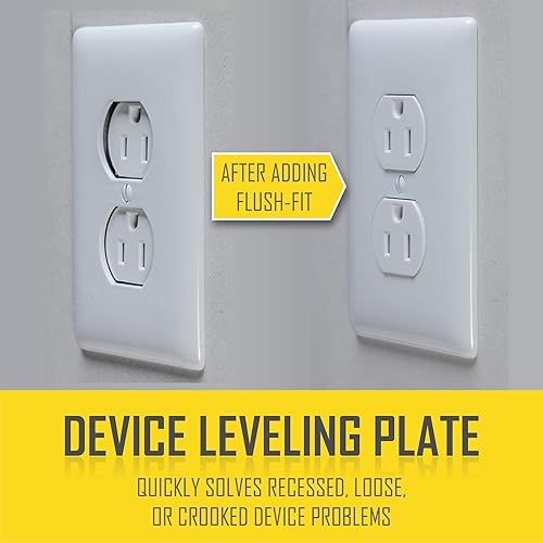 Miniatura 6 de TayMac RACO 999X Placa de nivelación para dispositivo de ajuste empotrado, acero, paquete de 3