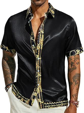 PJ PAUL JONES Herren Hemd - Leinen Baumwolle Mix Langarm Freizeithemd