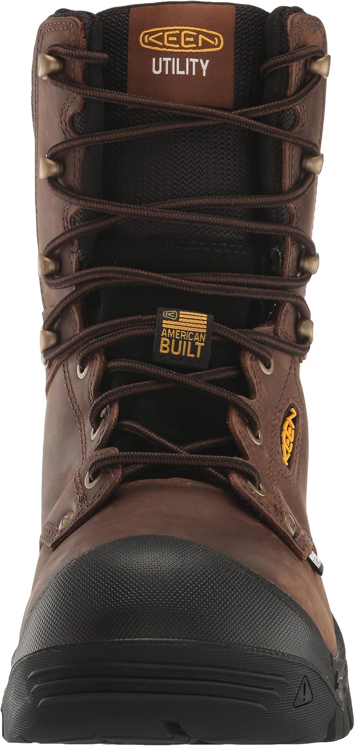 KEEN Utility mens Independence 8" Soft Toe Durable Waterproof Work Boots - Image 2