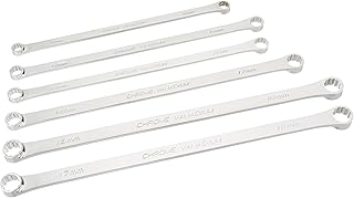 Genius Tools 6PC Metric Extra Long Box End Wrench Set - DE-706M
