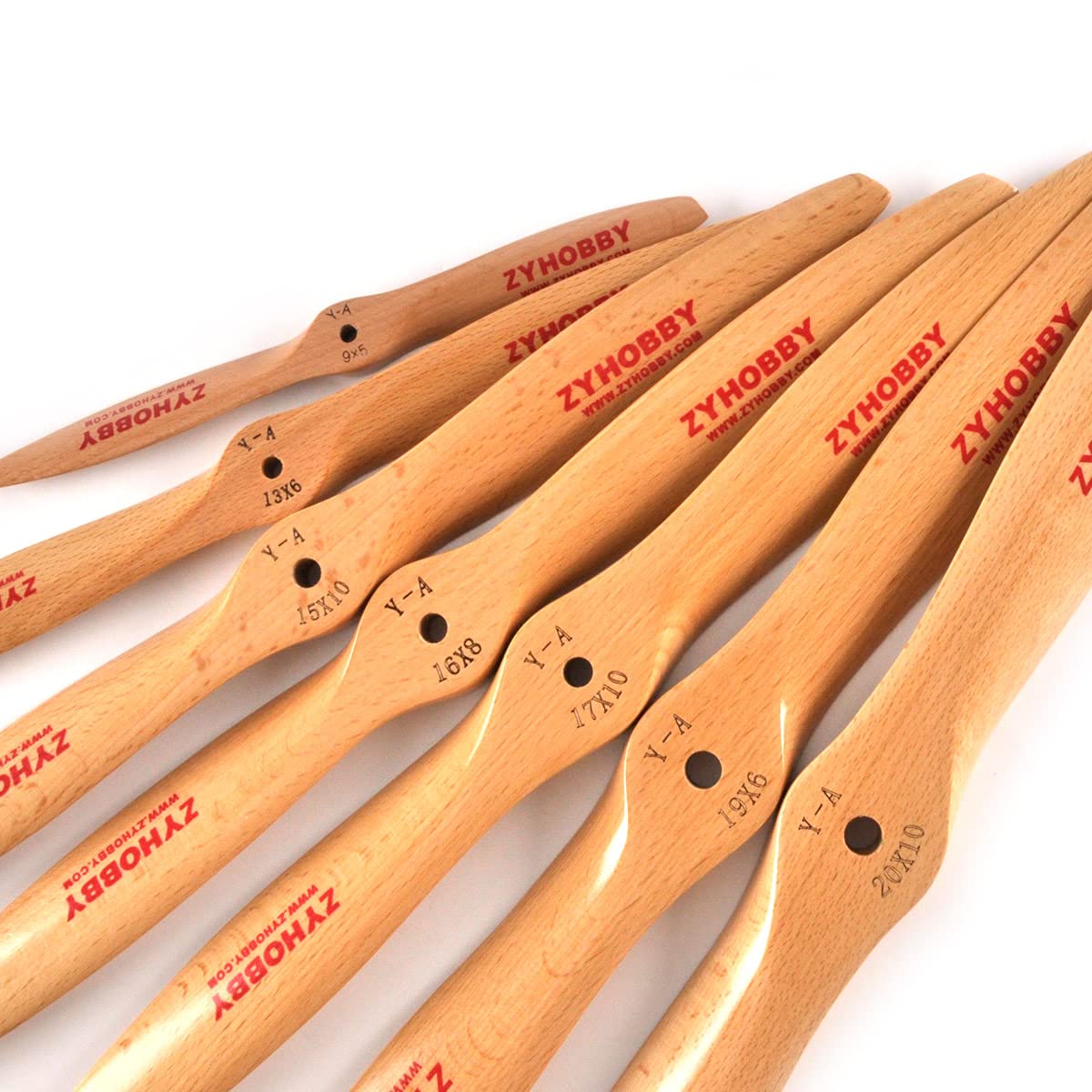 Hélice de madera de 9/12/13/14/15/16/17/18/19/20/21/22/23 pulgadas for avión de gas RC(18x8)