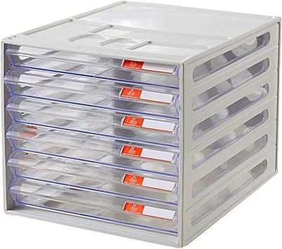 Multi-layer A4 File Storage Box, File Transparent Drawer Cabinet, Hollow Shell Office Organizer For Information Cabinet, Desktop Storage Cabinet
