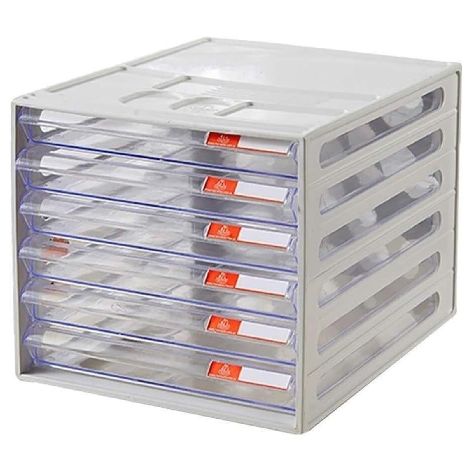 Rangement Bureau Boîte De Rangement Multicouche Pour Dossiers A4, Classeur À Tiroirs Transparents, Organiseur De Bureau À Coque Creuse Pour Documents
