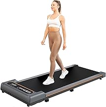 HBTower Tapis de Marche, Walking Pad, Tapis de Course, Tapis de Marche avec Télécommande et LED, Vitesse Réglable Tapis de Marche Bureau, Parfait pour Une Utilisation à Domicile ou au Bureau