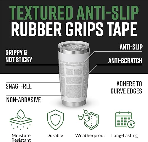 Miniatura 3 de Adhesivo de cinta de agarre transparente, adhesivo de agarre de goma para agarre de teléfono, cinta de agarre de ratón, agarre para asas, compatible