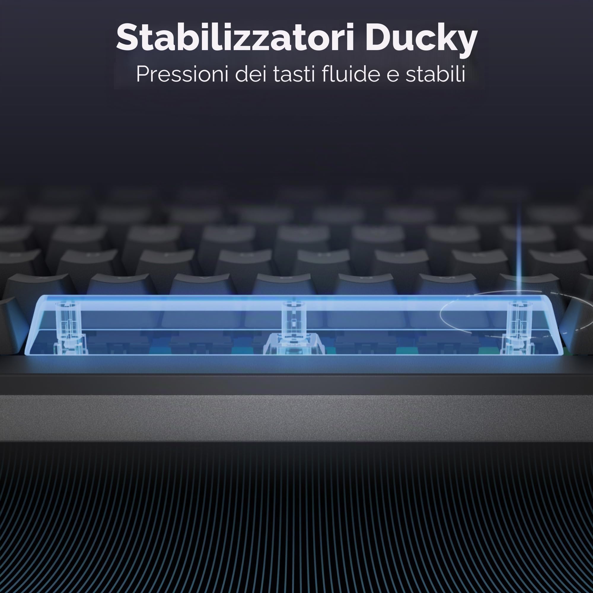Ducky One X Mini Wireless Gaming Tastatur induktiv Hot Swap RGB - Inductive (DKON2461IST3-DADEPDOECL1AS1)