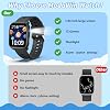 Kids Smart Watch with Puzzle Games, 1.83 Kids Watches Heart Rate, Sleep Monitor, Pedometer, Alarm Clock, Flashlight, Gift for 6-16 Year Old Boys Girls Toys