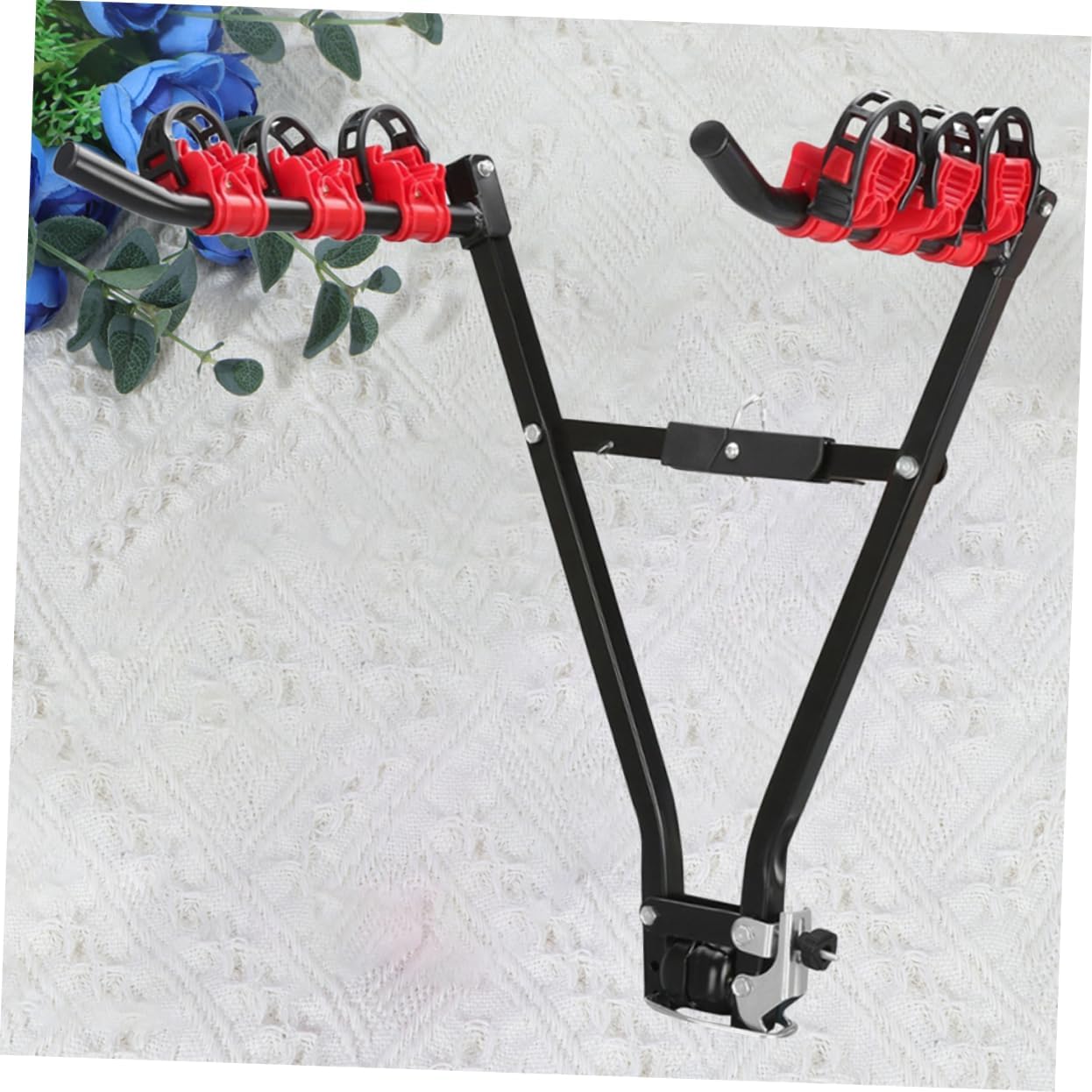 SUPVOX Bike Trunk Rack Durable Steel Carrier for Suvs Hatchbacks and Sedans Easy to Install Bicycle Mount for Secure Transport of Bikes Compact Design for Storage