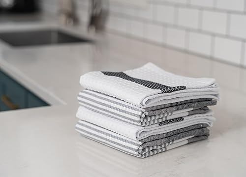 Miniatura 4 de MyPillow Paquete de 4 paños de cocina, color negro