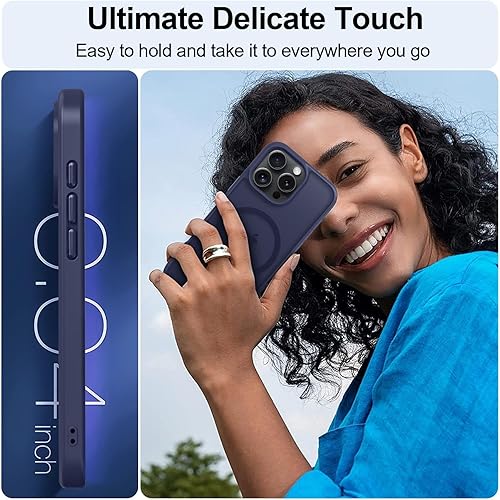 Vista 257 de MOCCA - Funda magnética resistente para iPhone 11 de 6.1 pulgadas, compatible con MagSafe, protector de pantalla de vidrio + protector de lente