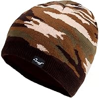 Vista 10 de Gorro de punto impermeable 100% a prueba de viento - Gorro de calavera con forro de lana para hombres y mujeres, gorro de invierno cálido