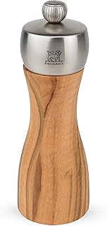 Peugeot Fidji Moulins à Poivre, Bois, Olivier/Inox,15 cm (33804)