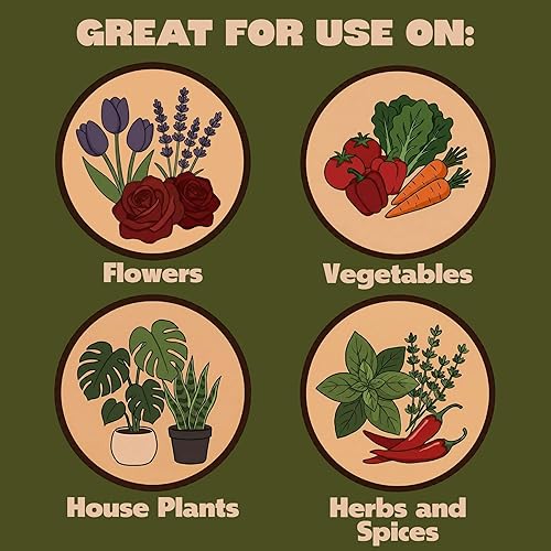 Miniatura 4 de Flowerbird Soil Love - Alimento vegetal premium y fertilizante para plantas  Humics, algas prensadas en frío e hidrolizado de pescado  Enmienda