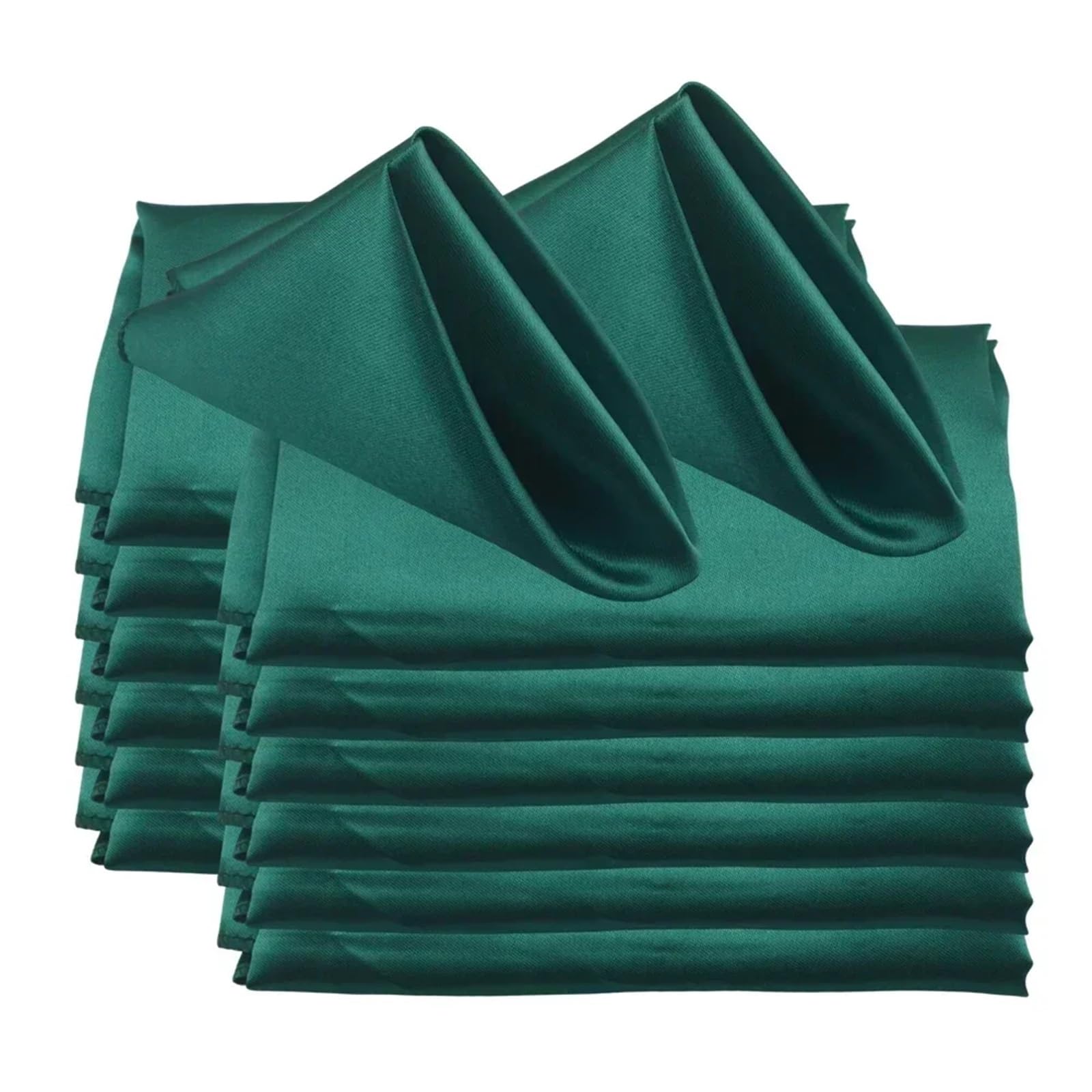 Cloth Napkins 60pcs 48x48cm 19inch Square Satin Napkins For Wedding Party Decors Soft Cloth Dinner Napkin Restaurant