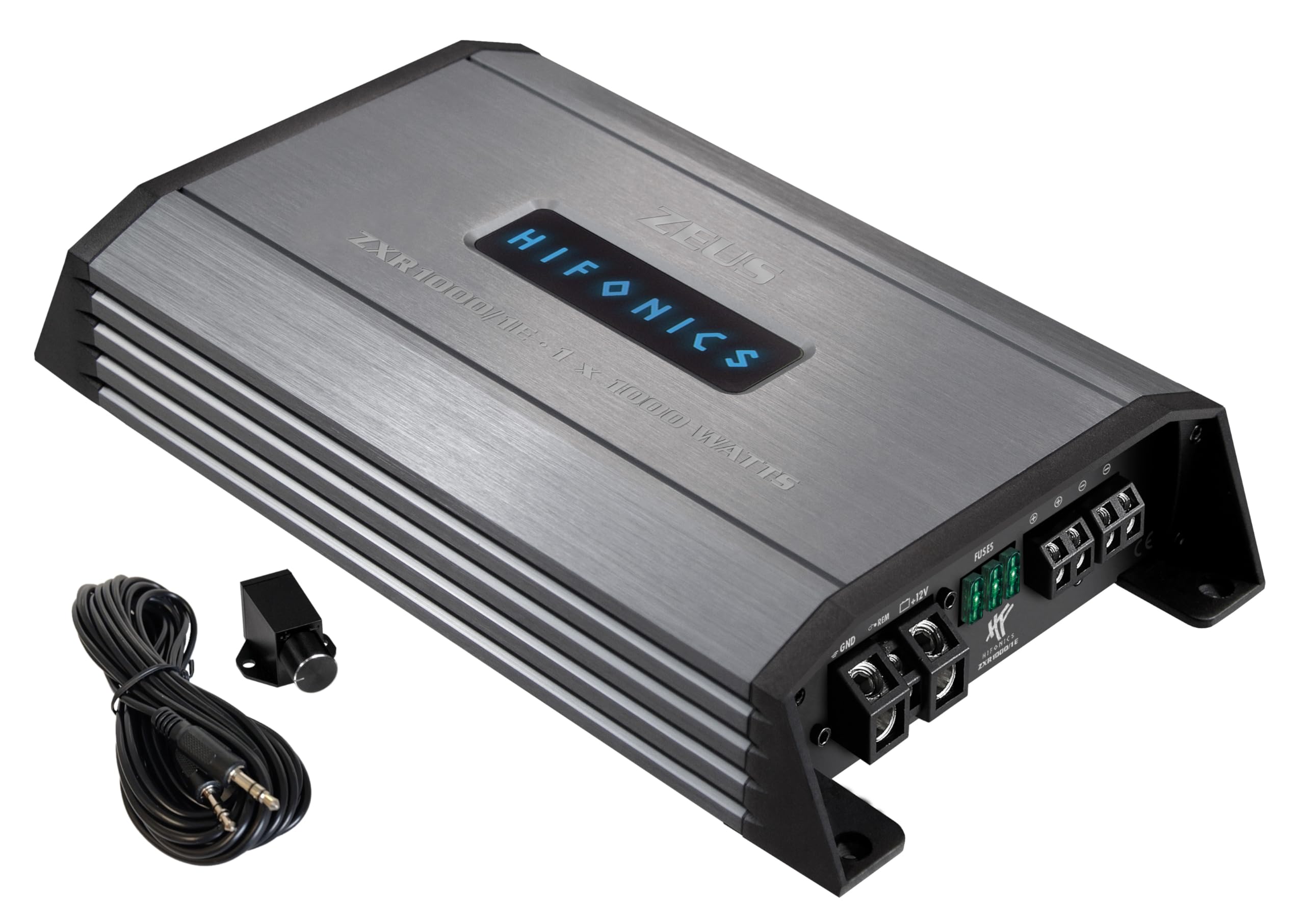 HiFonics ZXR1000/1E - 1-Kanal CLASS D Premium Digital Compact Verstärker mit 1000 Watt RMS | ZEUS EXPANSION SERIE