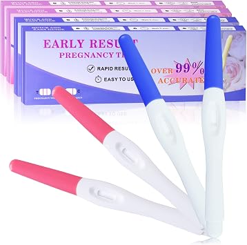SHENGSEN Fake Pregnancy Test Strips,Prank HCG Pregnancy Rapid Test,4 Packs
