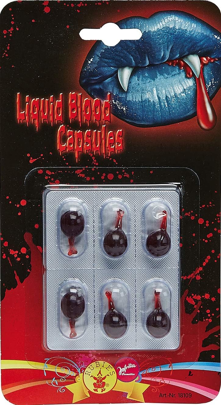 Rubie's Costume Co Halloween Vampire Blood Capsules, Multicolor, ST