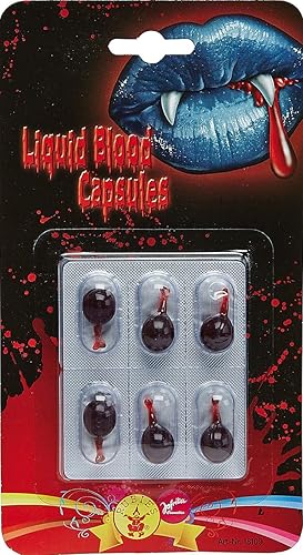Vista 2 de Cápsulas de sangre líquida Rubie's