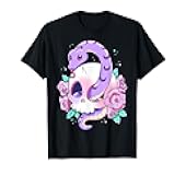 Kawaii Pastel Goth Creepy Serpent Snake Skull Demon Menhera T-Shirt