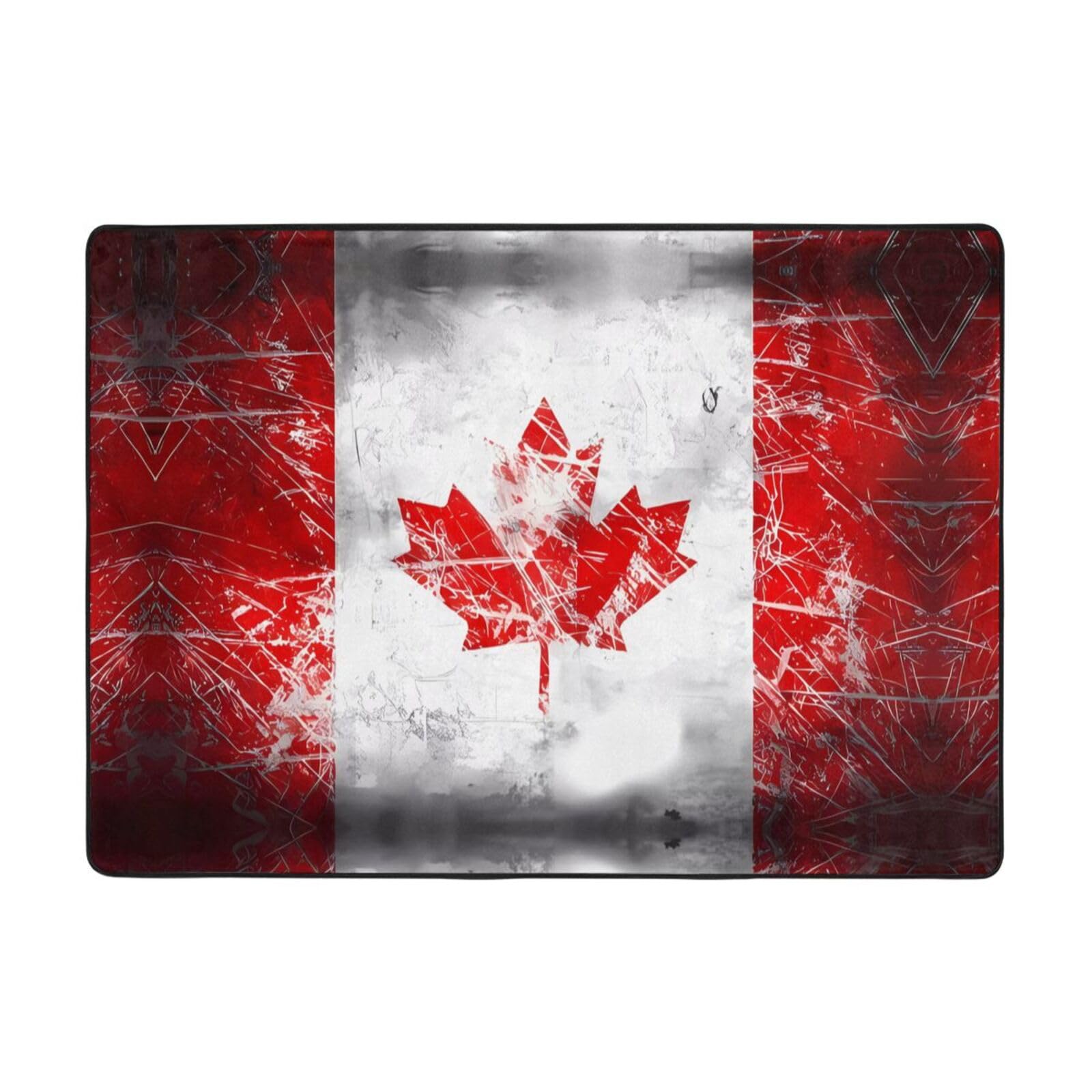 Tapis rétro en flanelle 203,2 x 147,3 cm décoration intérieur tissu