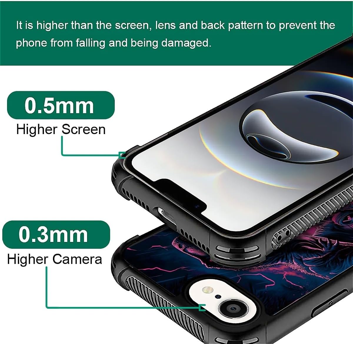 Compatible with iPhone 16e Case,Amazing Pattern Design Shockproof Anti-Scratch Hard PC Back Case for iPhone 16e Man Training Dinosaur - Image 5