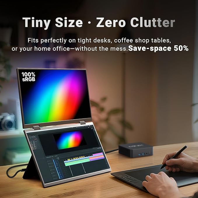 Monitor Plegable Portátil 15.6 FHD IPS miniatura 4