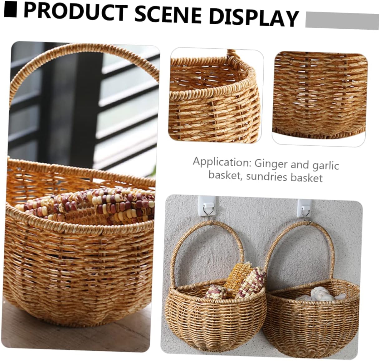 Generic Egg Storage Basket Plastic Wall Hanging for Eggs Abrasion-Resistant Material