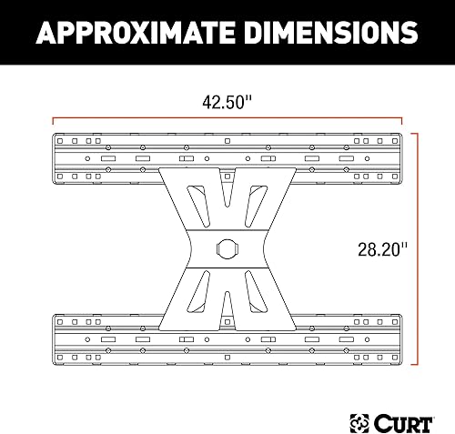 Miniatura 2 de Placa adaptadora CURT 16210 X5 de quinta rueda a cuello de ganso