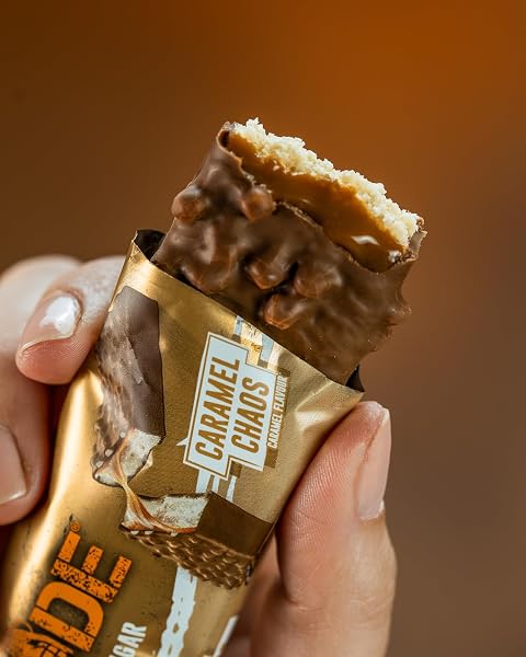 Grenade Barretta Proteica a Basso Contenuto di Carboidrati - Caramel Chaos, 12 x 60 g - 3