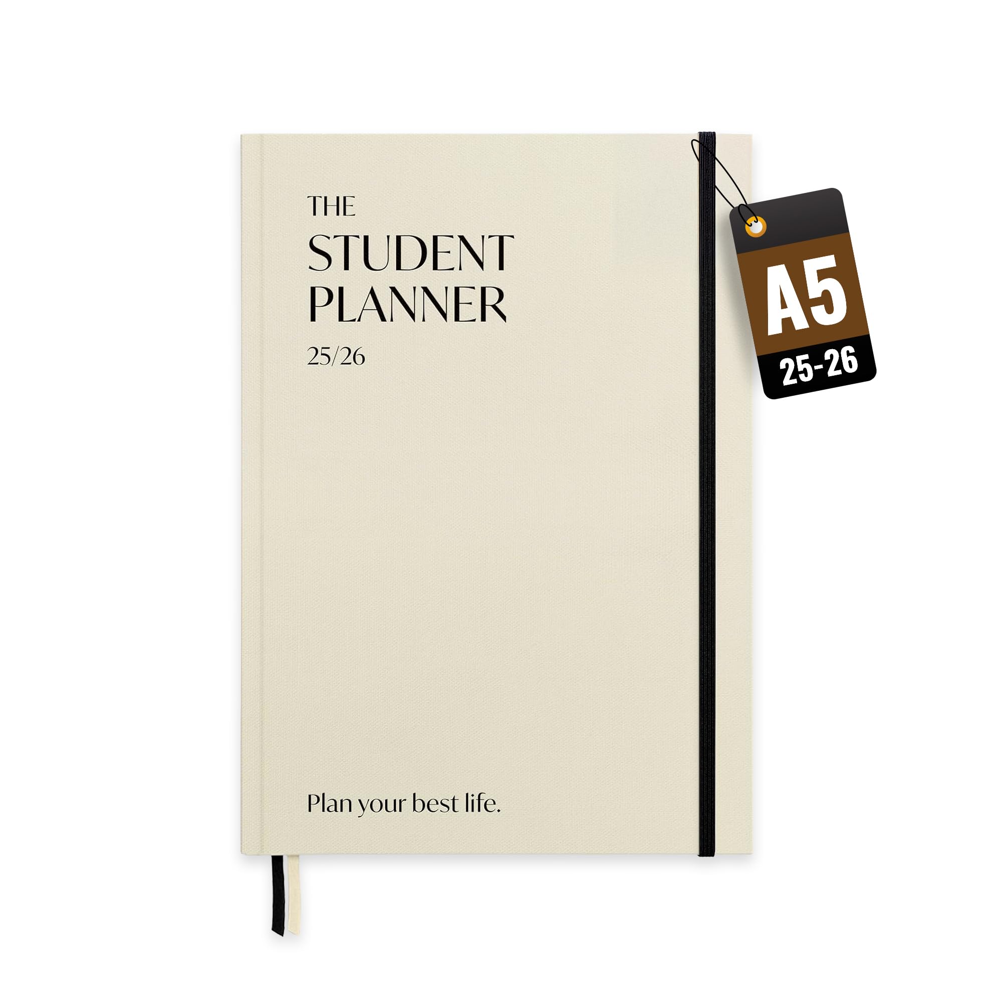 Burde Life Planner Rose Fleur 2026, Agenda A5 à Spirales