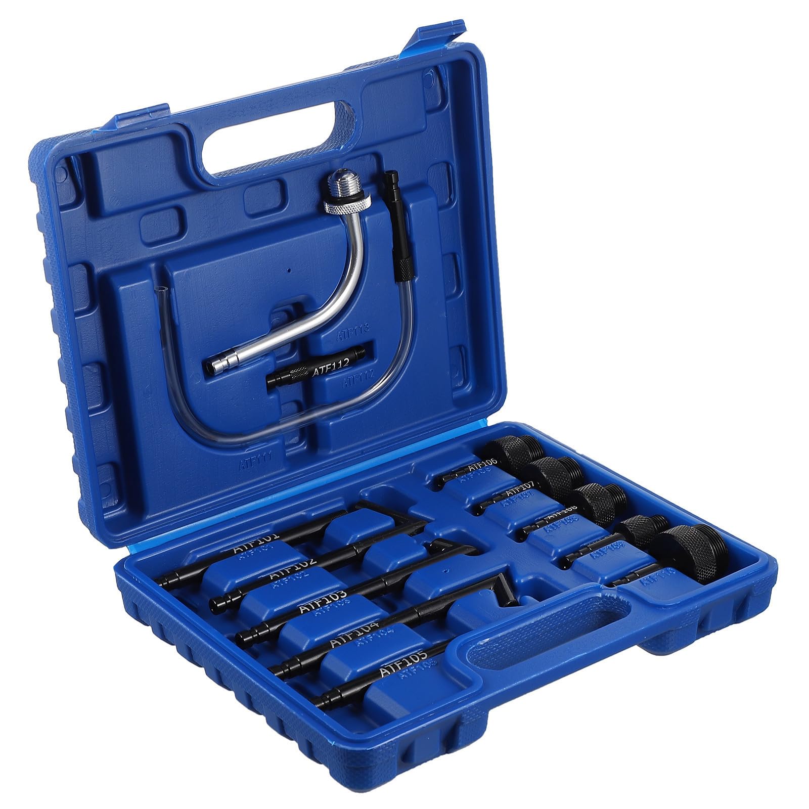 1ensemble Adaptateur Remplissage Transmission Métallique Kit pour Boîte Automatique Atf Compatible Plupart des Véhicules