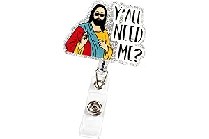 Y'all Need Me Retractable Badge Holder Clip