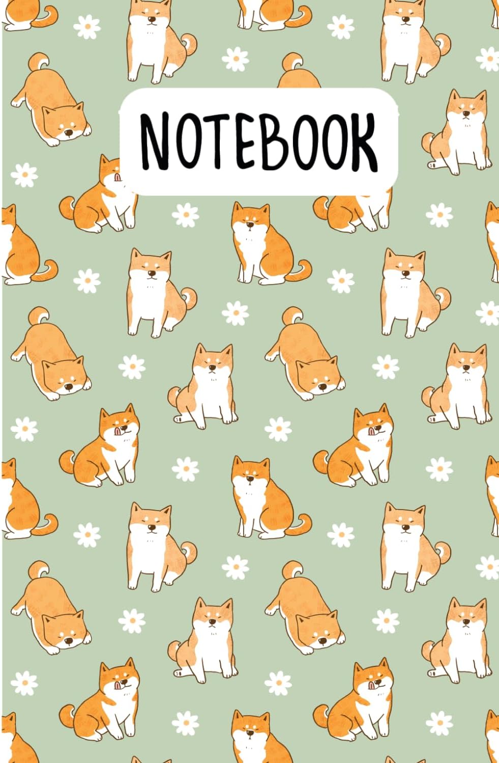 Cute Shiba Inu Dog: Lined Journal Notebook Shiba Inu Gifts for Shiba Inu lovers | 6" X 9" | 110 Blank Lined