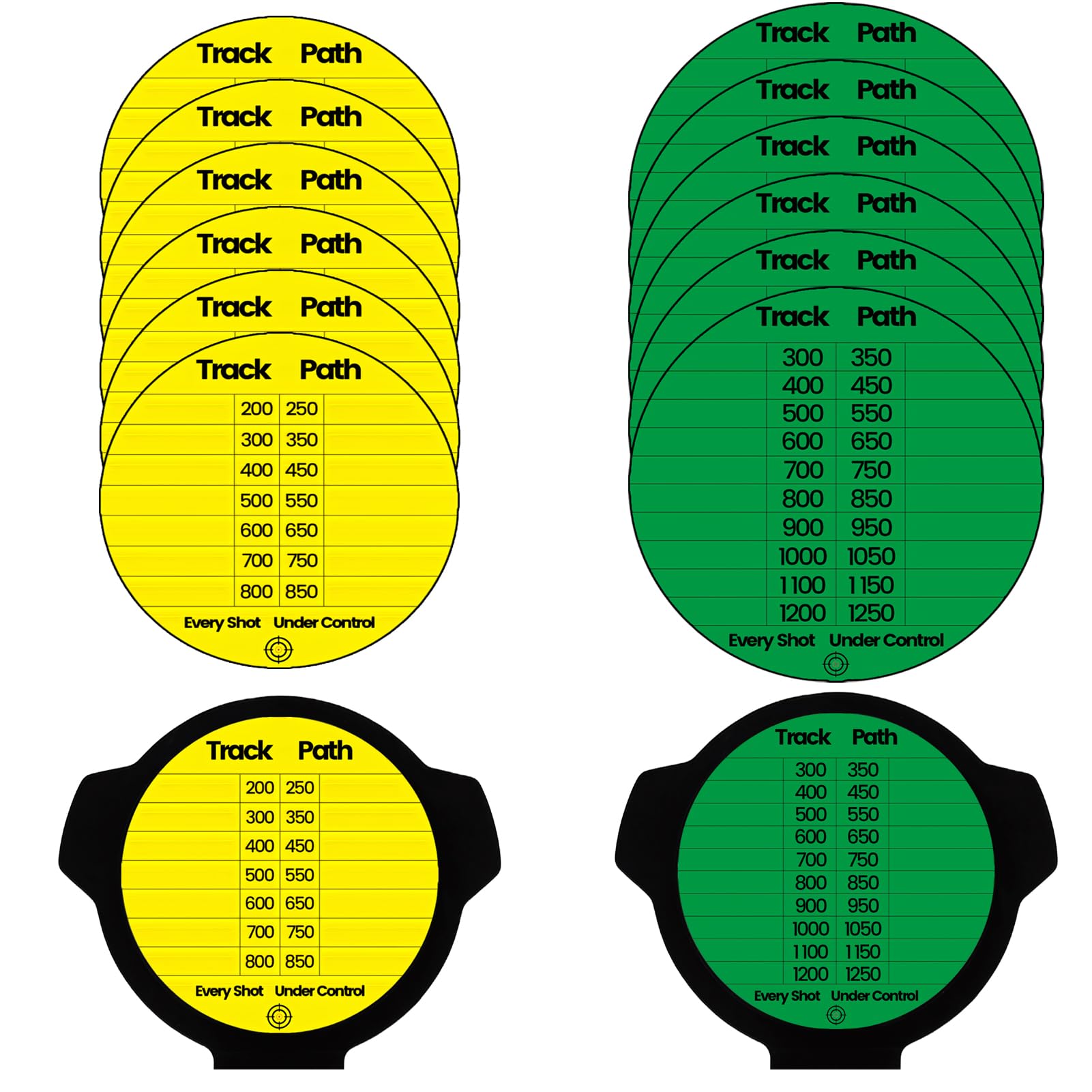Twizz Scope DOPE Sticker Pack: Removable, Writable Adhesive Labels – 12 Pack (2 Designs, 6 Each) – Perfect for Precision & Organization! (Scope Cover Not Included)