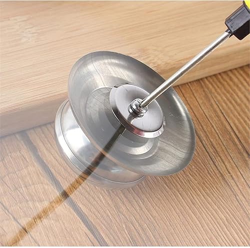 Miniatura 4 de E-outstanding 2 piezas de 2.1 pulgadas universal de acero inoxidable de repuesto para utensilios de cocina, cacerola, tapa de olla, manija circular