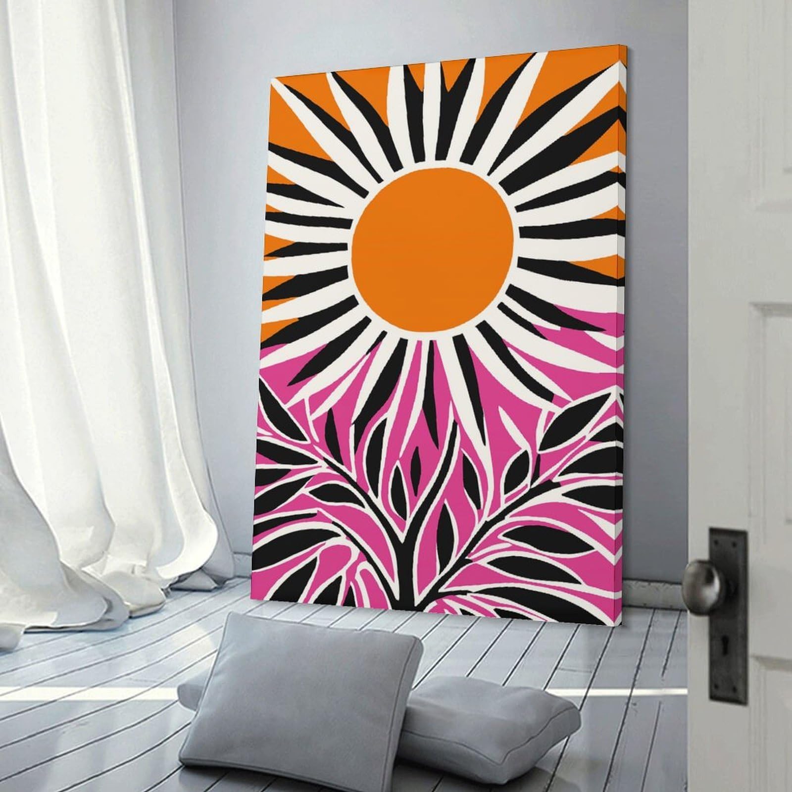 Junmoney Eclectic Nature Art Canvas Art Print, 08x12inch(20x30cm), for Home Walls, Creative Rooms Or Shared Spaces, Decorative Artwork with Broad Appeal