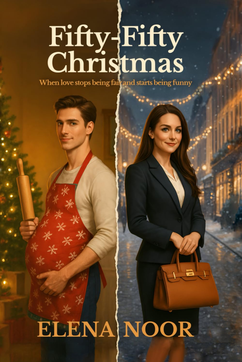 Fifty-Fifty Christmas: When love stops being fair and starts being funny.