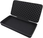 co2CREA Hard Carrying Case for Akai Professional MPK Mini IV MIDI Keyboard Controller, EVA Protective Case with Shockproof Interior, Portable Storage Case for MIDI Keyboard & Accessories (Black)
