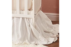 Brandream Boho Bohemian Crib Skirt Dust Ruffle