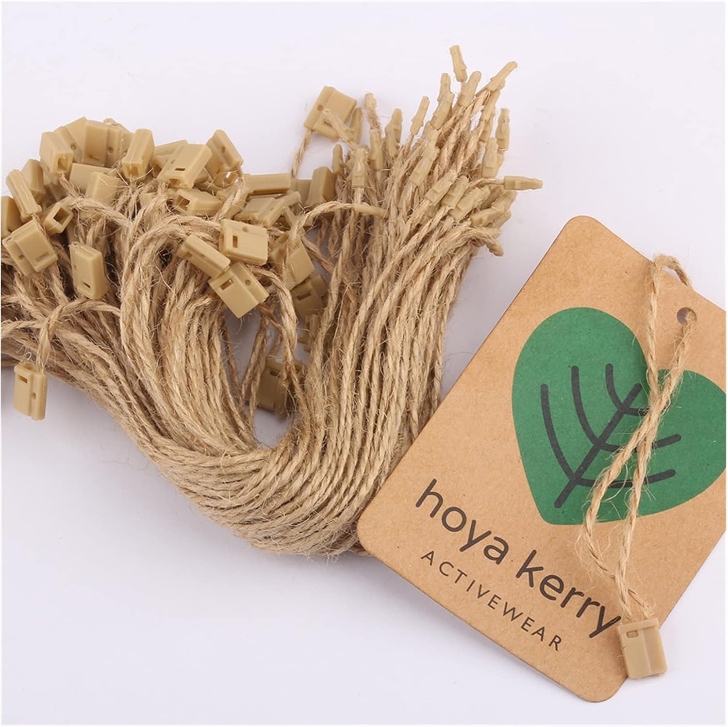 1000 Pieces/lot Jute Hemp Hang Tag String 20cm Jute Hangtag