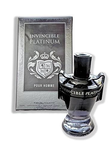 Generic INVINCIBLE PLATINUM POUR HOMME EAU DE TOILETTE 3.4 FL. OZ. Fragancia aromática amaderada para hombres.