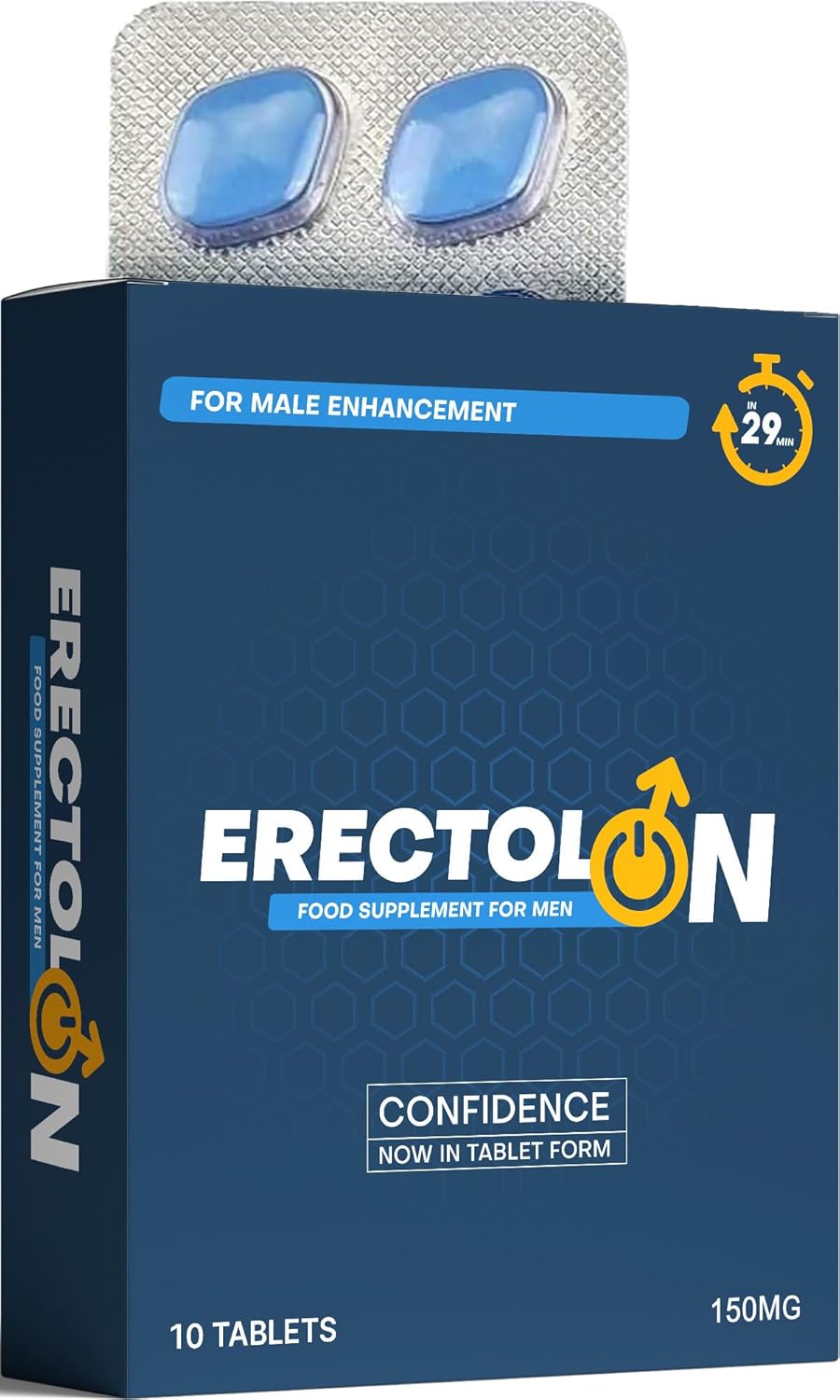 Supplement for Men | Blue 10 Stamina & Energy Tablets for Men | Pills for Men UK | Fast-Acting Tribulus Terrestris Herbal Supplements for Enhanced Performance & Stamina | Korean Ginseng